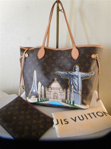 LOUIS VUITTON MM Monogram Neverfull ~M41178~ World .